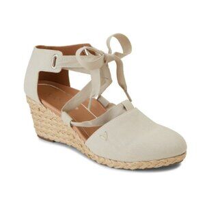 Vionic Kaitlyn Wedge Sandal – Oat, Size 6